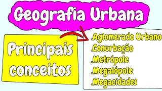 Geografia Urbana  Entenda os principais conceitos [upl. by Carnes525]