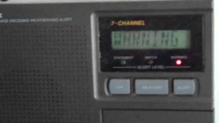 Tsunami Bulletin on NOAA Weather Radio [upl. by Richard]