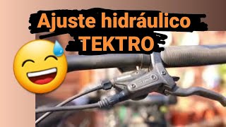 🍎👉Ajustar FRENOS hidráulicos TEKTRO✅  como FUNCIONAN los frenos HIDRÁULICOS de bicicleta ✅ 2022 [upl. by Arihk]