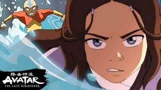 Katara amp Aangs Best Waterbending Moments 🌊  Avatar The Last Airbender [upl. by Cherilynn]