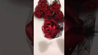 how to make beautiful rose 🌹 flower at home 🏡diy craft artdecoration home made [upl. by Giule67]