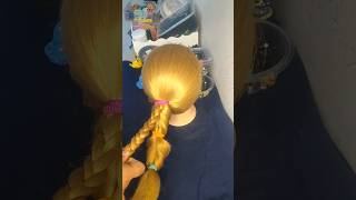 hairtutorial bunhairstyle youtube hair hairtutorial youtuber 1000subscriber shorts [upl. by Ozen]