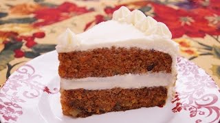 Carrot Cake Recipe How To Make Carrot Cake From Scratch Diane Kometa  Dishin With Di  158 [upl. by Gnap]