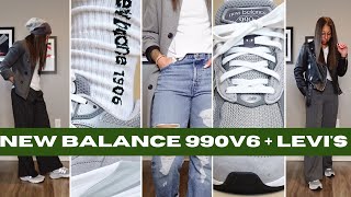 New Balance 990v6 and Levis 501 Denim Timeless Style [upl. by Raveaux78]