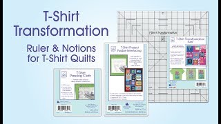 June Tailor TShirt Quilting Ruler and Products [upl. by Peltier]