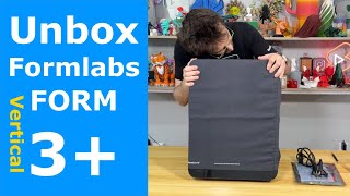 Formlabs Form 3 plus unboxing and first print vertical content [upl. by Adnohral781]