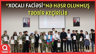 Yusif Sadıqov adına orta məktəbdə quotXocalı Faciəsiquotnə həsr olunmuş tədbir keçirilib  Qısa Hissə [upl. by Dachi]