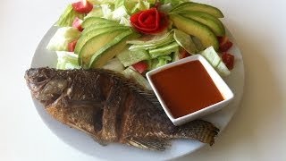 Mojarras fritas recipe 20 minute meal  Crispy tilapia recipe [upl. by Rodriguez]