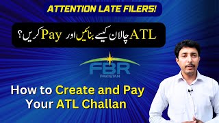 How to Create and Pay your ATL Challan  FBR ATL Surcharge Challan Payment  Active Tax Payer FBR [upl. by Gray]