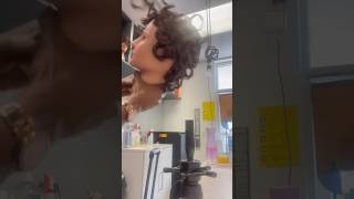 Day 7 of Cosmetology School cosmetologystudent cosmetologylife viral cosmetologyschool vlog [upl. by Assirrak664]