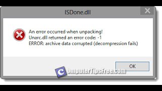 How to fix ISDonedll Error 100 work lكيفية حل مشكلة [upl. by Ydwor420]