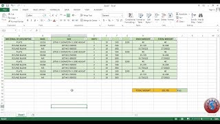 WEIGHT CALCULATION EXCEL SHEET FOR STAINLESS STEEL  MILD STEEL  INDUSTRIAL CAD TUTORIALS [upl. by Lingwood322]