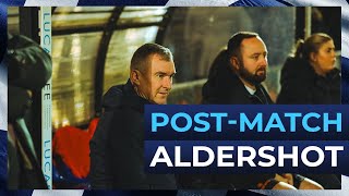 Aldershot Town PostMatch Interview with Chris Millington [upl. by Ashlen]