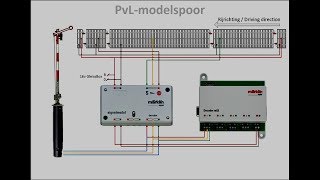 How to connect a signal brake module and switching decoder  Sein remmodule en schakeldecoder [upl. by Akinoj798]