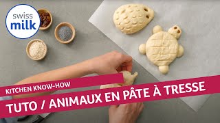 Comment faire des animaux en pâte à tresse  Tuto cuisine  Swissmilk 2020 [upl. by Ax]