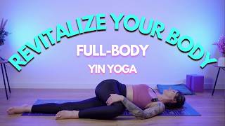 Revitalize Your Body with Yin Yoga  Intermediate Level  Minimal Guidance [upl. by Krishna]