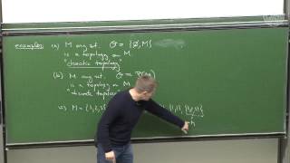 Topological spaces  construction and purpose  Lec 04  Frederic Schuller [upl. by Yseult]