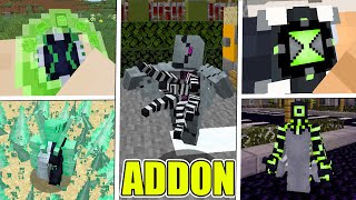 ABSURDO ESSE ADDON DE BEN DEZ PARA MINECRAFT [upl. by Nonnaehr889]