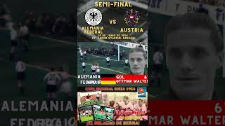 Alemania Federal vs Austria Mundial de Suiza 1954 Mundial1954 shorts copamundial [upl. by Aikcir]