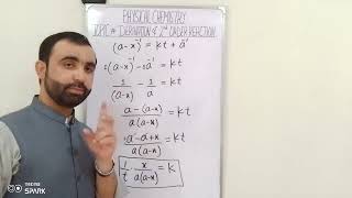 Derivation of 2nd Order reactionphysicalchemistrychemicalkinetic orderofreaction [upl. by Buckie269]