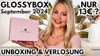 GLOSSYBOX SEPTEMBER 2024  Unboxing amp Verlosung [upl. by Yerroc]