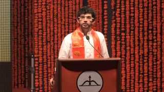 YuvaSena Pramuka Shri Aaditya Thackeray Speech At Rangsharda Bandra 19 June 2014 [upl. by Sheena]