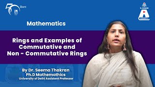 Definition and Examples if Rings amp Examples of Commutative amp NonCommutative Rings  S Chand Academy [upl. by Geralda344]