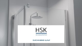 Duschkabine von HSK  Serie K2 und K2P [upl. by Aynotak600]