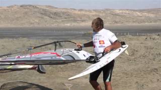 Record du Monde de vitesse en windsurf pour Antoine Albeau  5205 noeuds à Luderitz Namibie [upl. by Haelat]