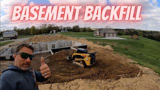 Backfilling a basement foundation A must watch before you backfill your basement foundation [upl. by Cirdahc]