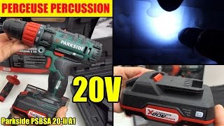 perceuse 20V lidl parkside percussion cordless impact drill akkuschlagbohrschrauber [upl. by Rauscher929]