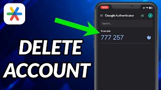 How To Delete Account On Google Authenticator [upl. by Akkim]