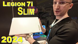 2024 Lenovo Legion 7i Slim  Comes in WHITE  CES 2024 First Look [upl. by Vince]