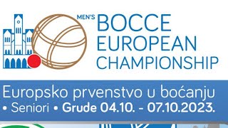 🔵LIVE Mens Bocce European Championship Grude 2023🟡🇪🇺🇧🇦🏆🥇🥈🥉 [upl. by Zat]