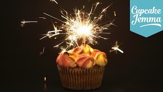 Firework Cupcake  Bonfire Night Special  Cupcake Jemma [upl. by Philo911]