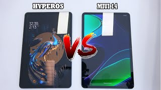 Xiaomi Pad 6  HyperOS vs MIUI 14  SpeedTest and Camera comparison [upl. by Newby]