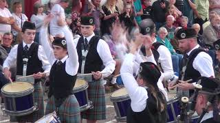 Kirkcudbright Floodlit Tattoo 2019 Boghall and Bathgate Caledonia Pipe Band [upl. by Raybin]