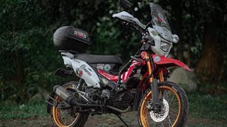 Honda XRM 125 fi Touring Set up Motard [upl. by Cathleen]