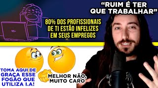 PROFISSIONAIS DE TI ODEIAM SEUS EMPREGOS E MAIS NOTÍCIAS  Tecnologia e Classe [upl. by Atoiyanap]