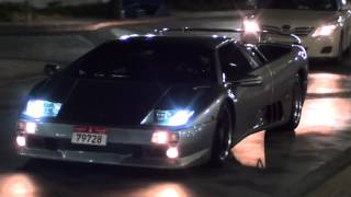 very rare Lamborghini Diablo VT  Dubai Marina [upl. by Rodavlas992]