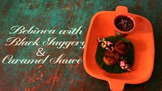 How To Make Bebinca with Black Jaggery Caramel Sauce  Dessert  Goa [upl. by Draner146]