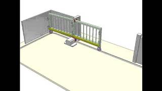 Slide folding gate [upl. by Polish]