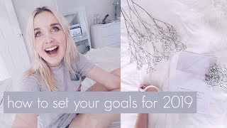 How to Plan your 2019 Goals amp Resolutions ☀️Reset Your Life Challenge [upl. by Romo]