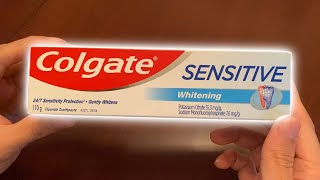 Colgate Sensitive Whitening Toothpaste GetUnboxed [upl. by Lama]