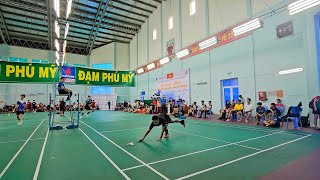 Lần 2 Đối Đầu Mình Đã Thắng Được Người Có quotQuả Đập Mạnhquot  vietbao badminton [upl. by Chassin]