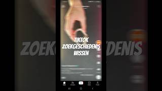 TikTok zoekgeschiedenis wissen tiktok tiktoktips shorts [upl. by Ann]