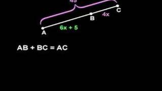 Segment Addition Postulate  MathHelpcom  Geometry Help [upl. by Ynnek293]