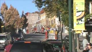 Peekskill NY Vol Fire Dept Rescue 134Tower Ladder 45Engine 131Utility 17 amp Engine 130 [upl. by Nnyled212]