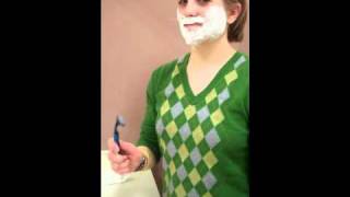 Face Shaving Demonstration [upl. by Danby]