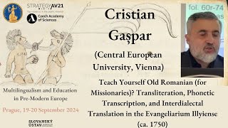 Cristian Gașpar Teach Yourself Old Romanian for Missionaries [upl. by Attenad]